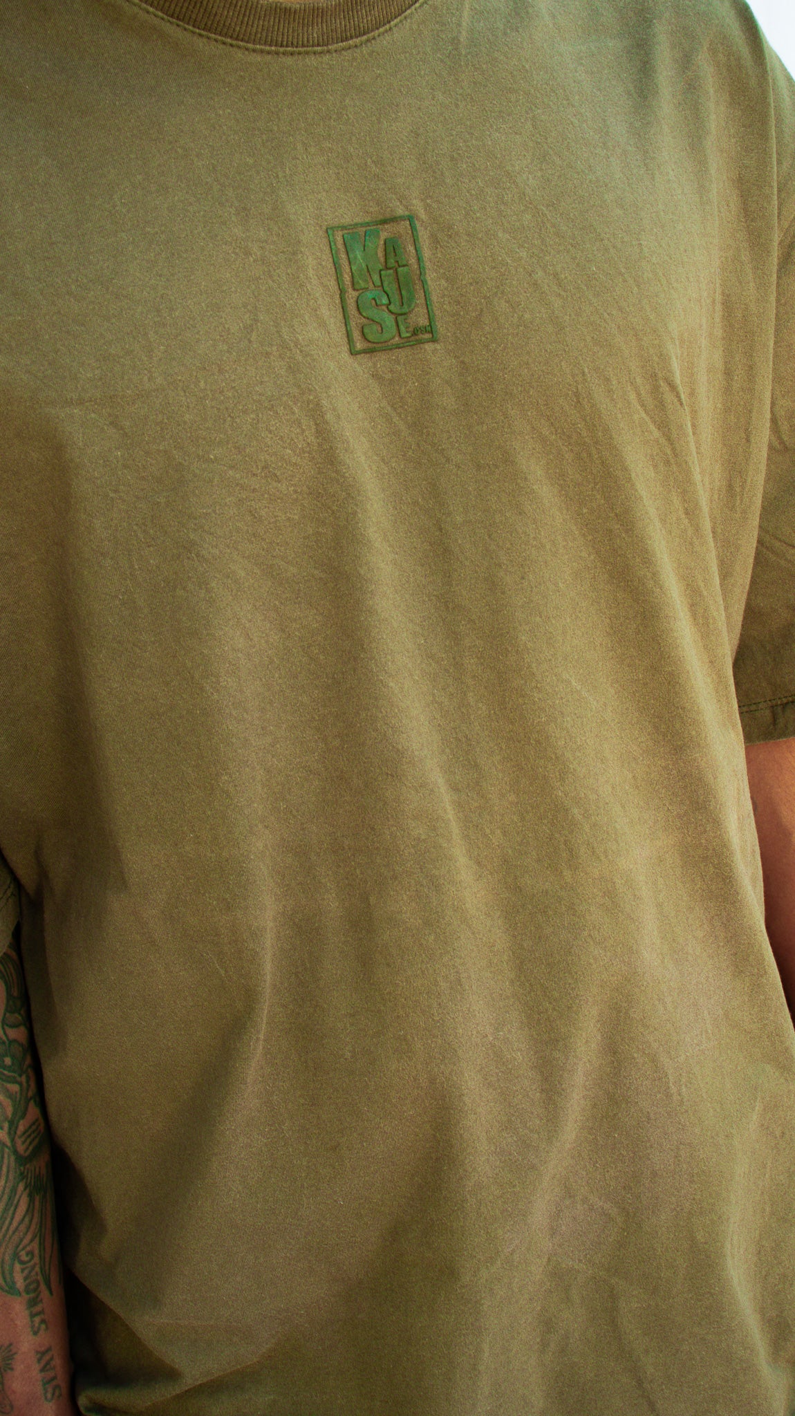 CÓDIGO VERDE- Camiseta Oversized Streetwear. Tecido suave, macio e confortável