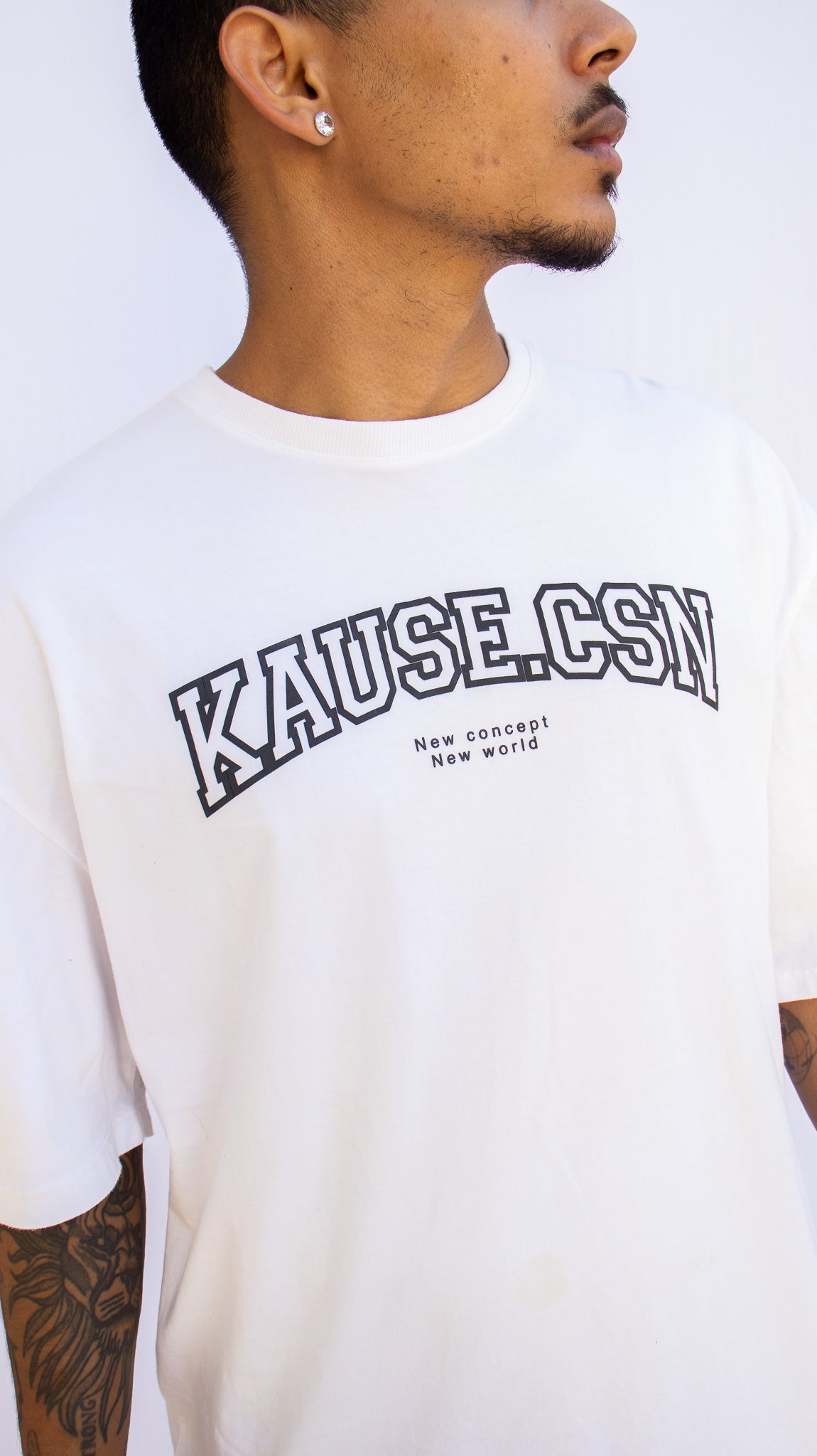 PÁGINA EM BRANCO- Camiseta Oversized Streetwear 100% Algodão – Fio 30.1 Penteado.