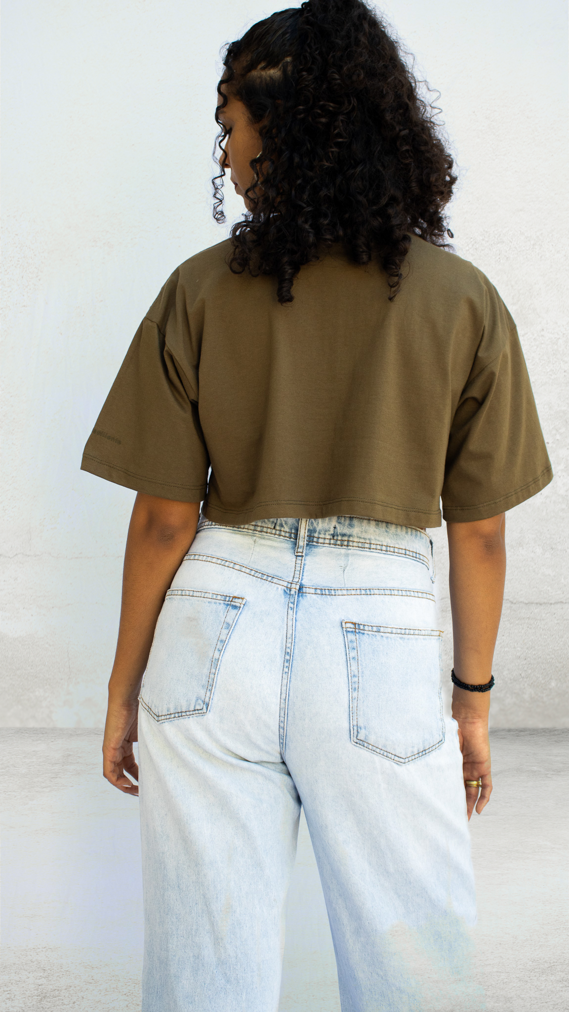BASE FORTE - Cropped Oversized de alta qualidade 100% Algodão.