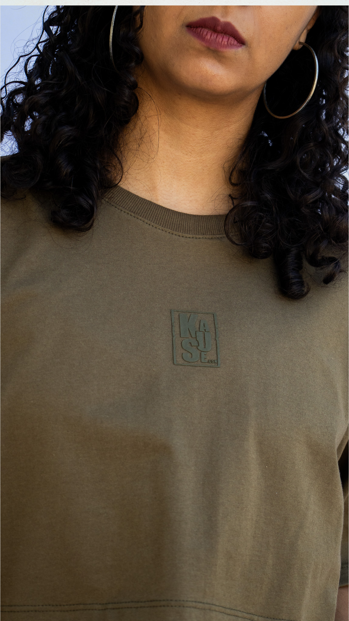 BASE FORTE - Cropped Oversized de alta qualidade 100% Algodão.