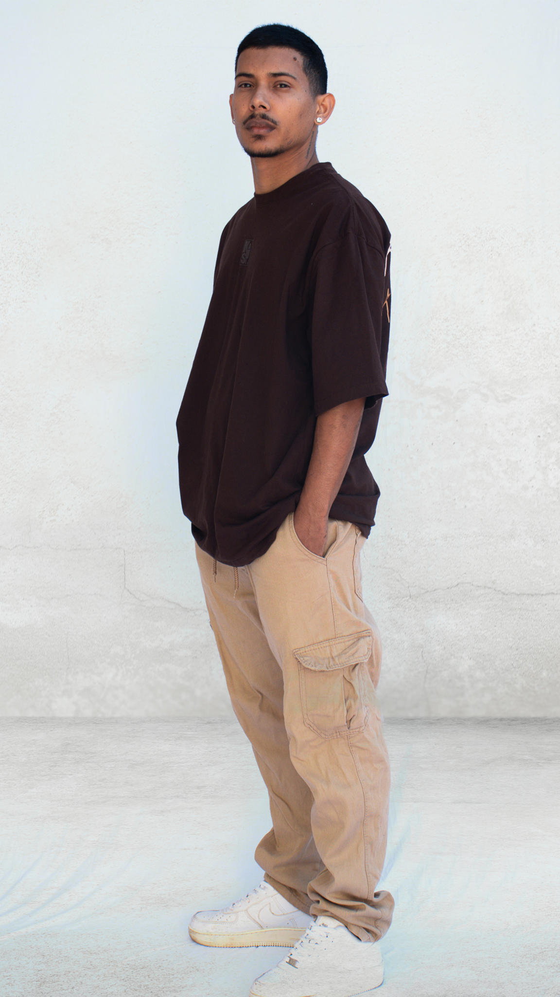 RESILIENCIA NA PELE . Camiseta Oversized Streetwear – Malha Penteada Premium 100% Algodão