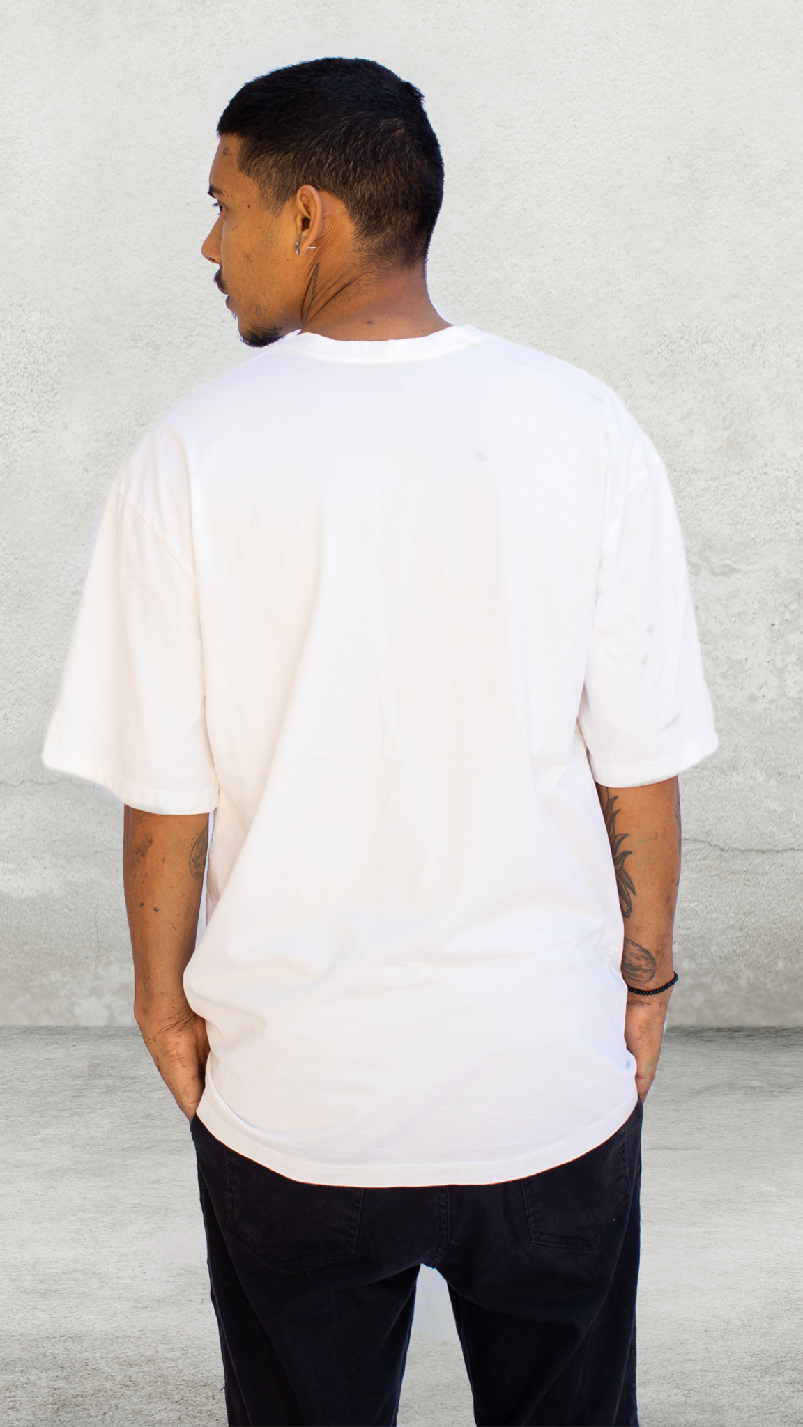 PÁGINA EM BRANCO- Camiseta Oversized Streetwear 100% Algodão – Fio 30.1 Penteado.
