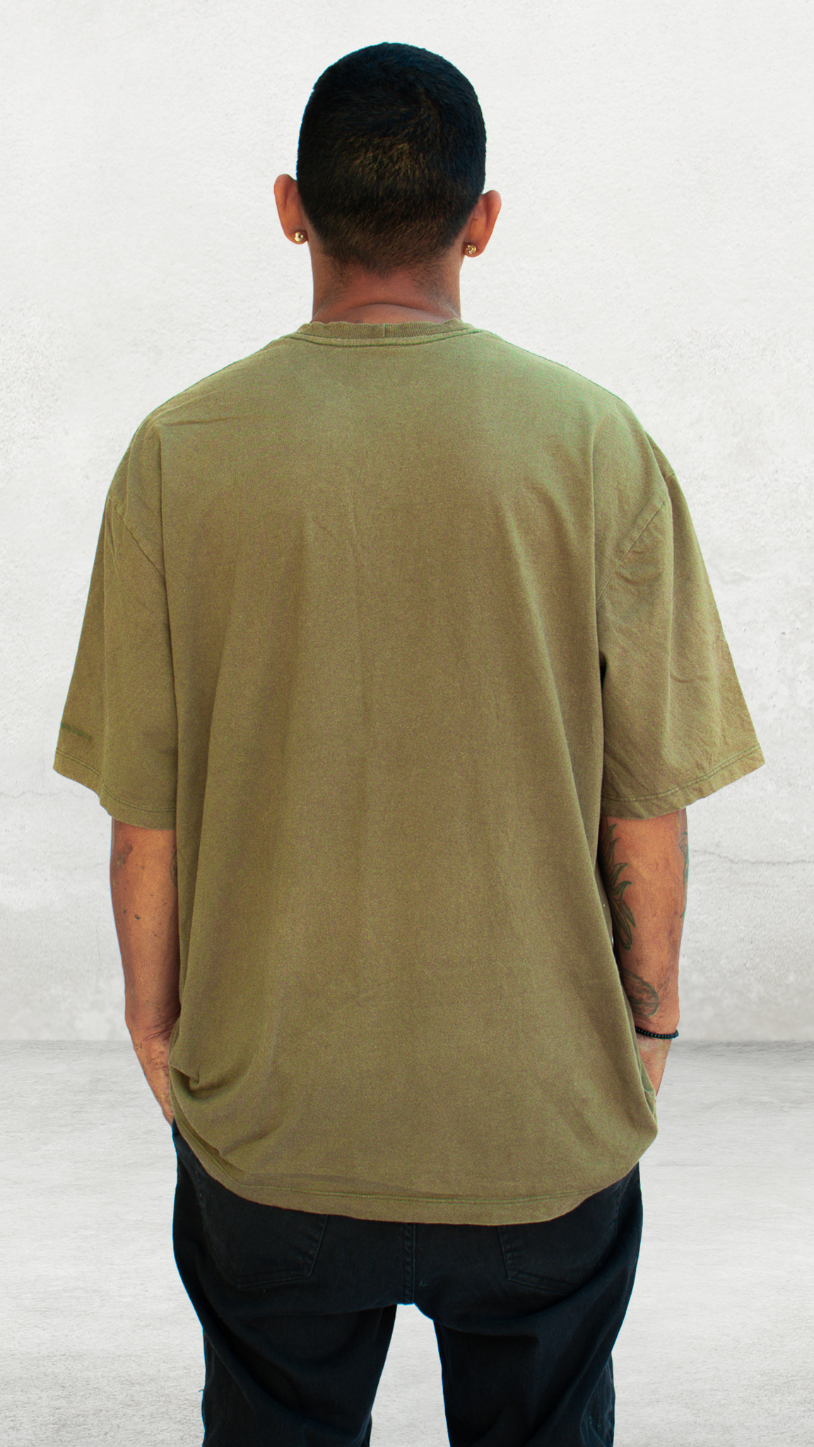 CÓDIGO VERDE- Camiseta Oversized Streetwear. Tecido suave, macio e confortável
